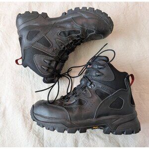 Red Wing Boots Mens 8 D Black Truhiker Waterproof Safety Toe 6" Work Hiker 6690